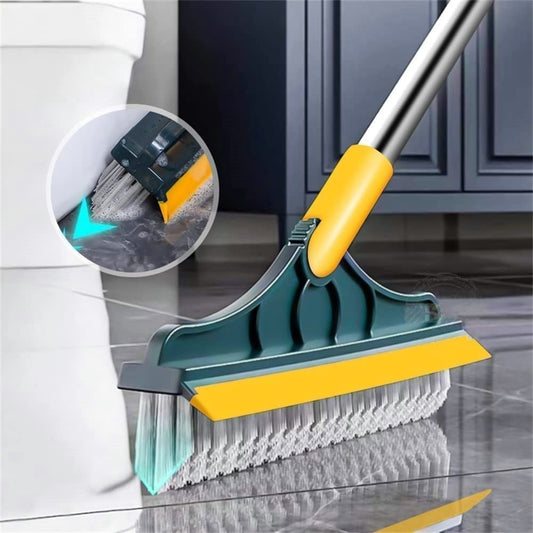 2 In 1 Floor Cleaning Brush Bathroom Tile Windows Floor Cleaning Brush With 120° Rotatable Head – Multipurpose Bathroom Floor Cleaning Brush – Floor Brush Scrubber