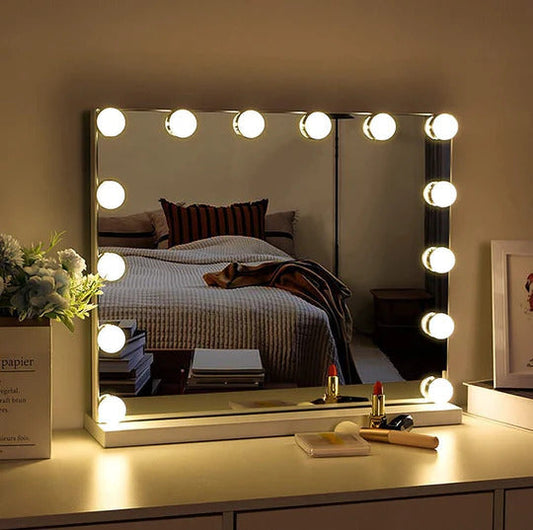 Vanity Mirror Lights – Usb Vanity Lights Makeup Lighting 10 Dimmable Light Bulbs