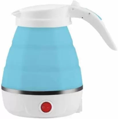 Foldable And Portable Teapot Water Heater Electric Kettle For Travel And Home Tea Pot Water Kettle Silica Gel Fast Water Boiling 600ML (Random Color )